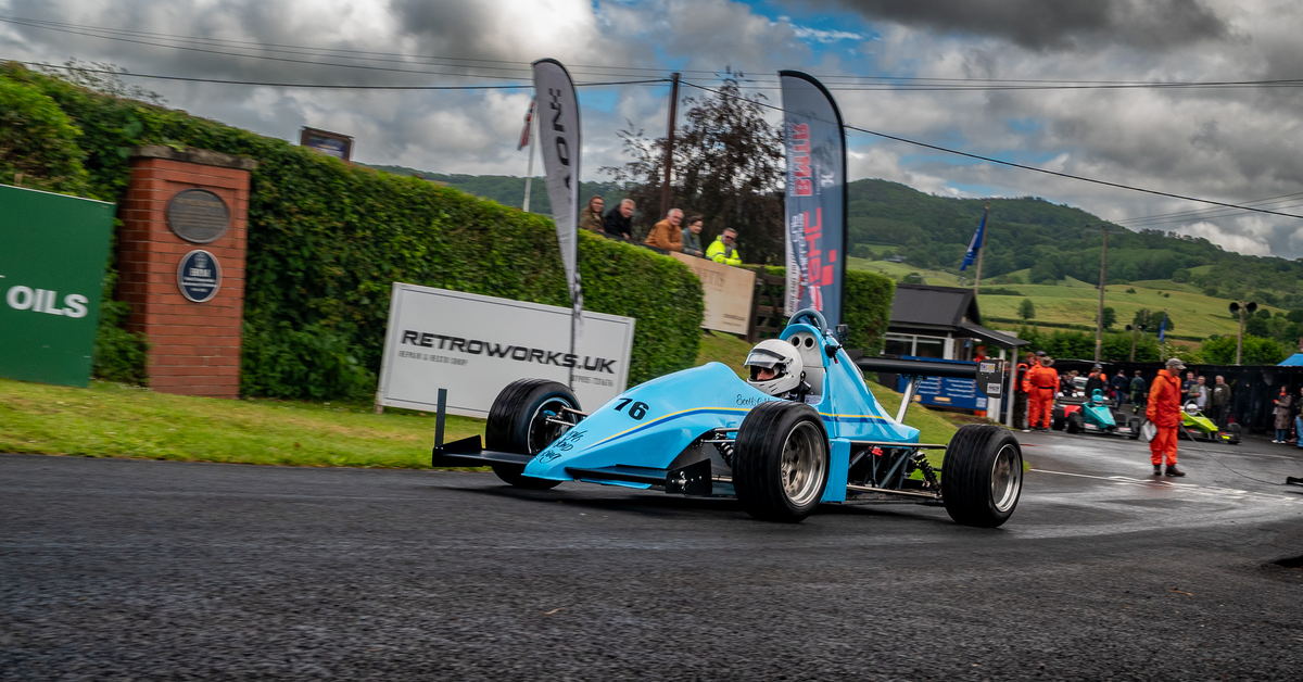 Startline at Shelsley Walsh Speed Hill Climb